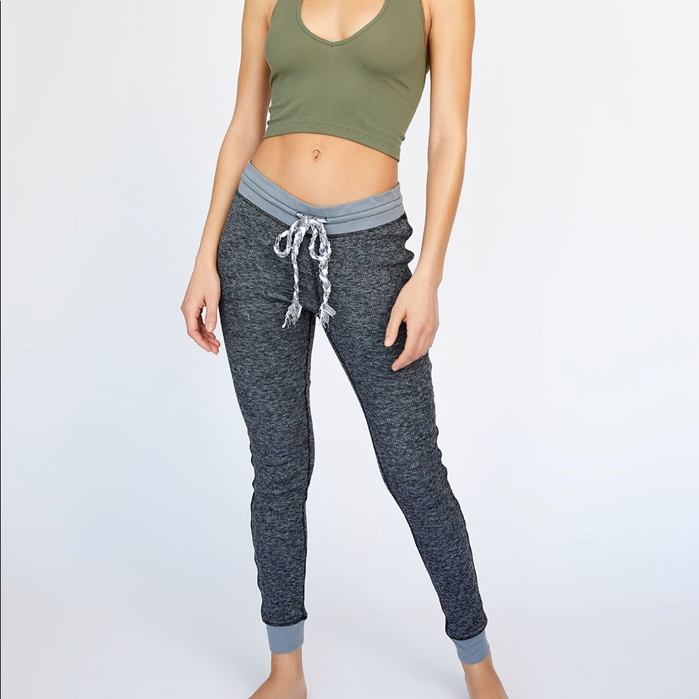 Free People waffle jogger